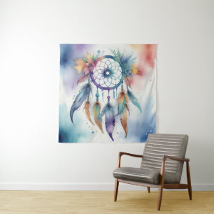 Tenture Attrape-rêves aquarelle