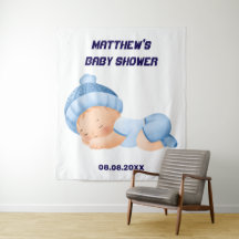 Baby shower bleu, Baby Boy Party Contexte