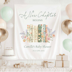 Tenture Baby-Shower Conte de Fée - Bienvenue dans un Nouve