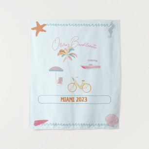 Tenture Bachelorette à thème océanique