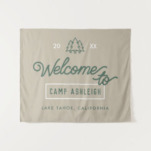 Tenture Bachelorette Aventure Camp Contexte