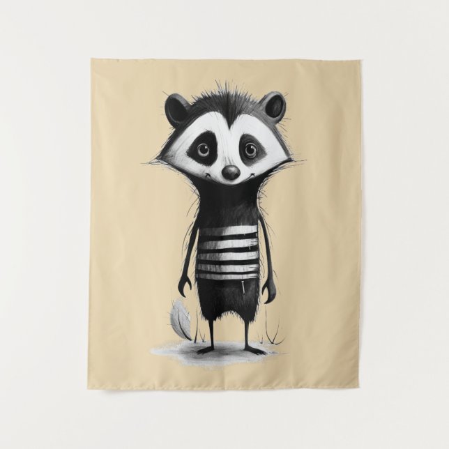 Tenture Badger de blaireau (Devant)