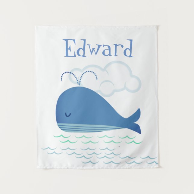 Tenture Baleine détendue (Devant)