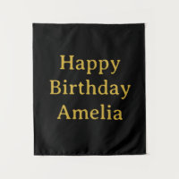 Bannière d'anniversaire personnalisée Drapeau de n