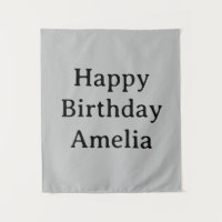 Bannière d'anniversaire personnalisée Drapeau de n