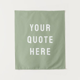 Tenture Bannière de citation personnalisée pour votre mur