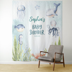 Tenture Bannière de décoration pour Baby Shower Sous La Me