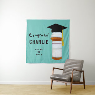 Tenture Bannière de fête de remise des diplômes de l'école