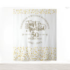 Bannière de mariage avec 50 ans d'anniversaire de