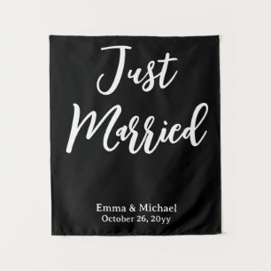 Tenture Bannière de mariage personnalisée Signe de cérémon