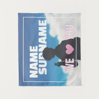Tenture Bannière de soutien personnalisée pour idole Kpop 