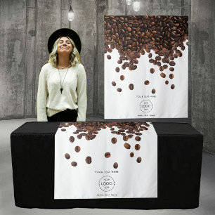 Tenture Bannière du vendeur de café Pop Up Shop Table Runn