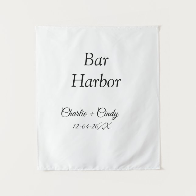 Tenture Bar Harbour bachelorée fête d'honneur mariage a (Devant)