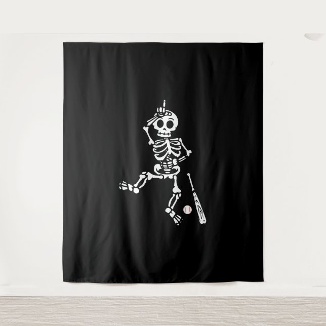 Tenture Baseball Halloween baseball (Devant)
