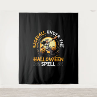 Tenture Baseball Halloween Trick Ou Treat Baseball Player