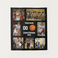 Basketball photo collage polaire couverture