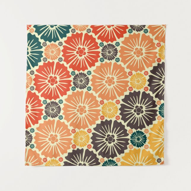 Tenture Beau Art nouveau rétro (Devant)