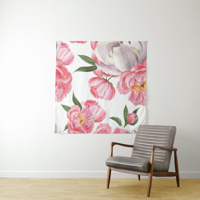 Tenture Beau Rose (En situation)