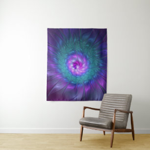 Tenture Beauté florale Abstraite Fleur d'art fractionnée c