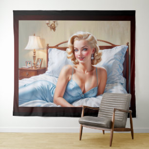 Tenture Bed Is Just Fine AI Concept Art by Xzendor7