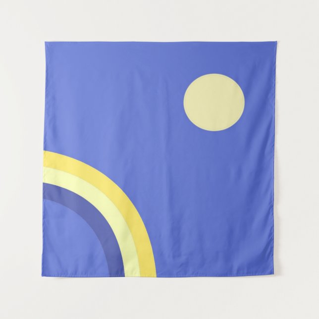 Tenture bel art abstrait (Devant)