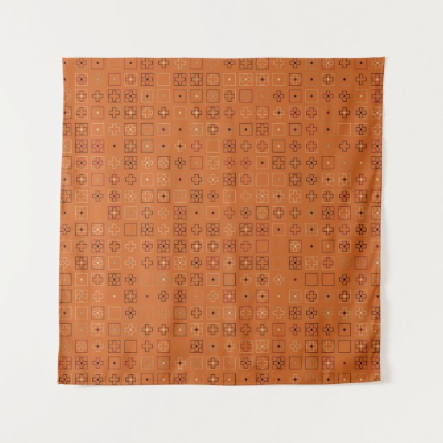 Tenture Belle conception géométrique motif abstrait, art, (Devant)