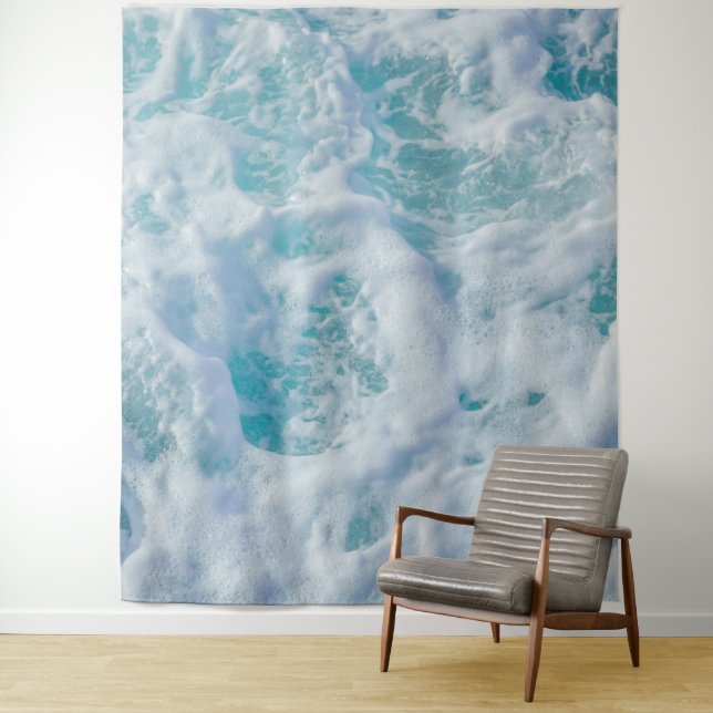 Tenture belle mer ​ mousse ​ (En situation)