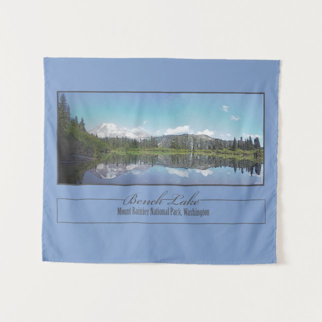 Tenture Bench Lake (Devant (Horizontal))