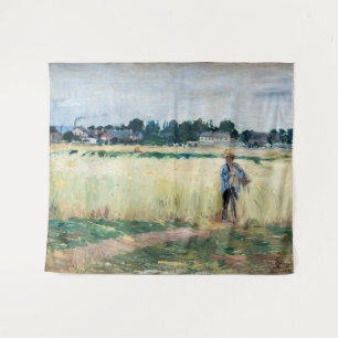 Tenture Berthe Morisot - Dans le champ de roues à Gennevil