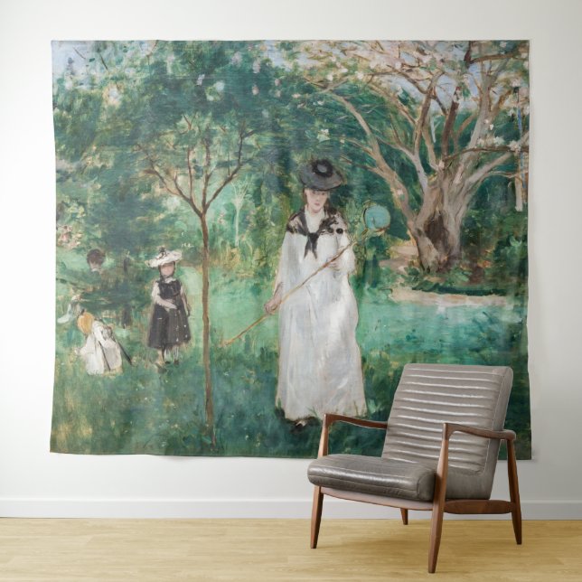 Tenture Berthe Morisot - La chasse aux papillons (En situation (horizontale))