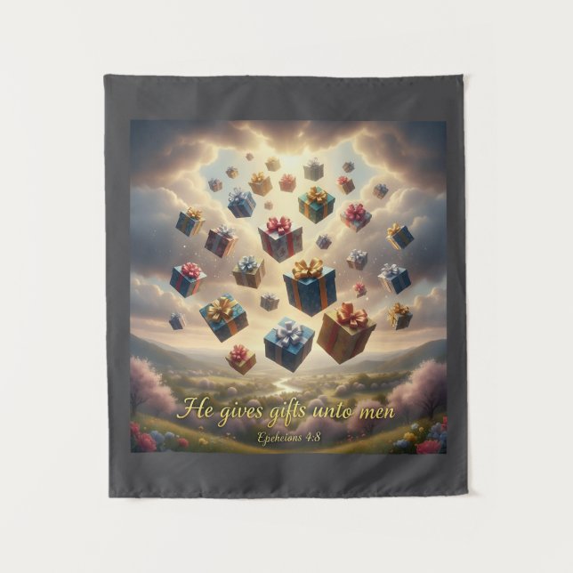 Tenture Bible Verse Inspired Tapestry (Devant)