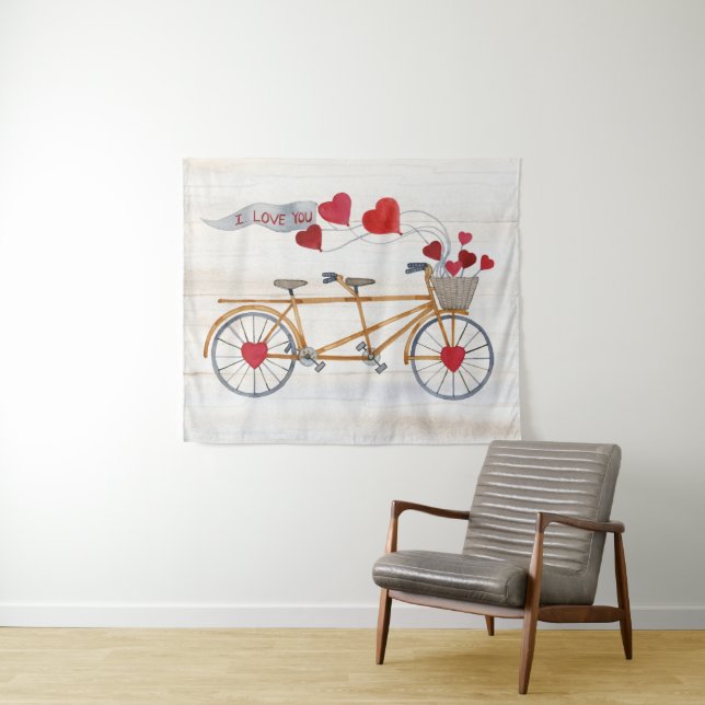 Tenture Bicyclette rustique de Valentine construite pour (En situation (horizontale))