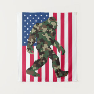 Tenture Bigfoot Sasquatch Camouflage