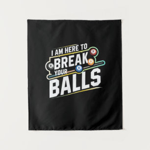 Tenture Billard Snooker Est Là Pour Briser Vos Ballons
