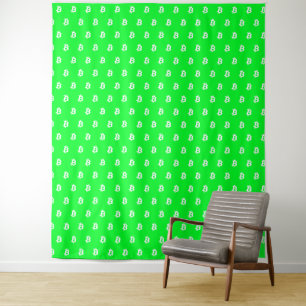 Tenture Bitcoin Vert