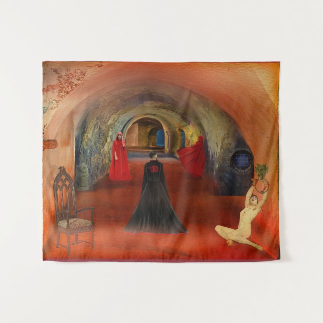 Tenture Blood is Life (Devant (Horizontal))