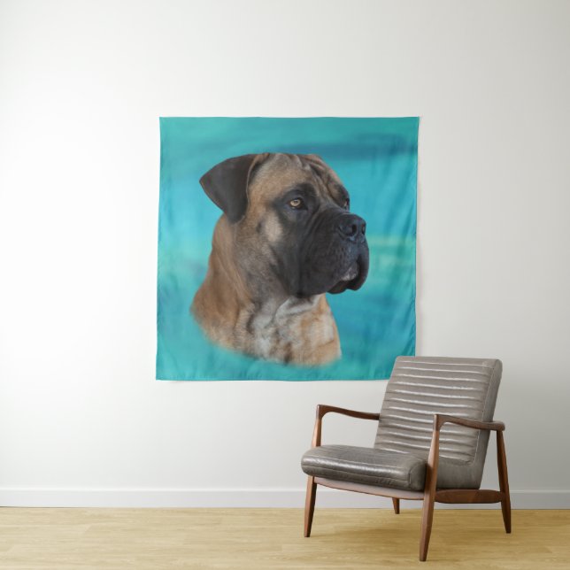 Tenture Boerboel - mastiff sud-africain (En situation)