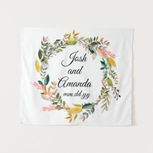 Tenture Boho Anniversaire Photo Booth Contexte Botanique