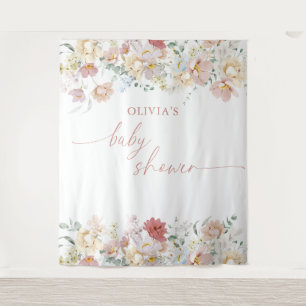 Tenture Boho Baby shower Floral Moderne Contexte Tapisseri
