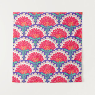 Tenture Boho Chic Floral Vintage Imprimer.