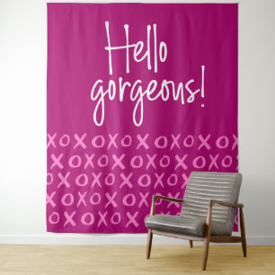 Tenture Bonjour Gorgeous Galentine's day xoxo fond