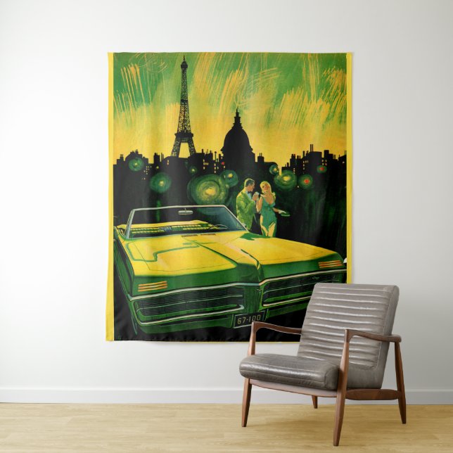 Tenture Bonneville 1960 convertible (En situation)