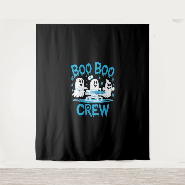 Tenture Boo Boo Crew Ghost Parade Nurse Halloween Essen (Devant)
