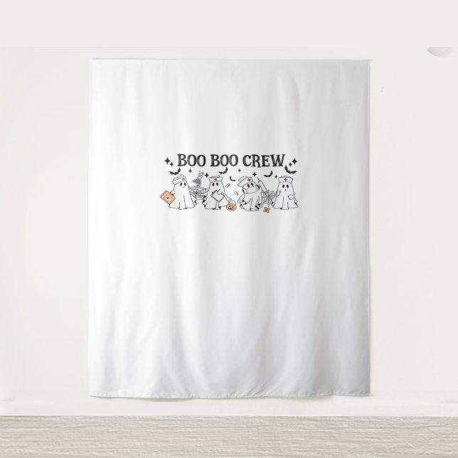 Tenture Boo Boo Crew Halloween Classic T-Shirt (Devant)