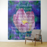 Bouddha citation Lotus flower