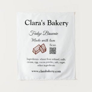 Tenture Boulangerie brownie ajouter les ingrédients fabriq