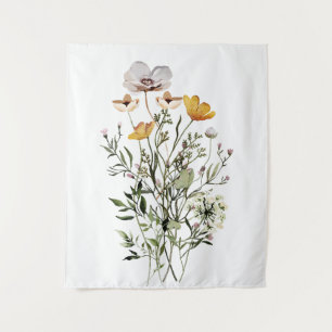 Tenture Bouquet de fleurs sauvages séchées