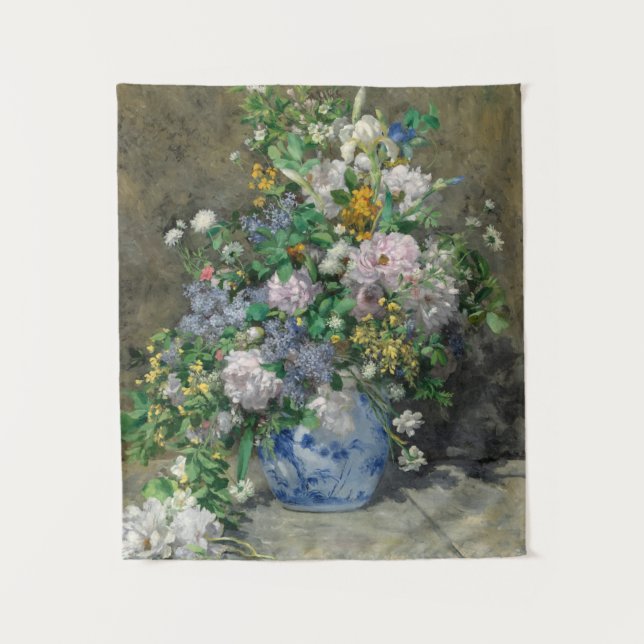 Tenture Bouquet de printemps, 1866 par Pierre-Auguste Reno (Devant)