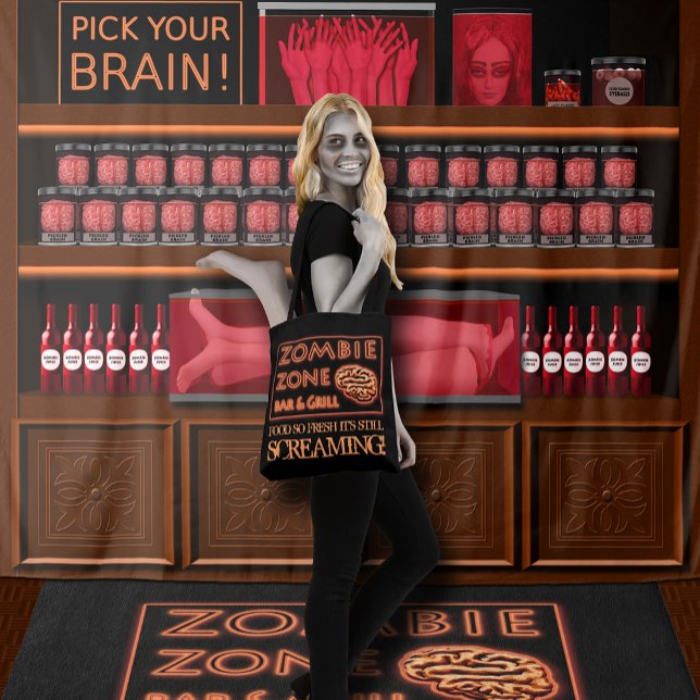 Tenture Boutique alimentaire Zombie Cerveaux Membres Eyeba (Créateur téléchargé)