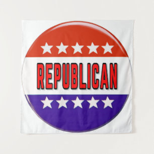 Tenture Bouton républicain